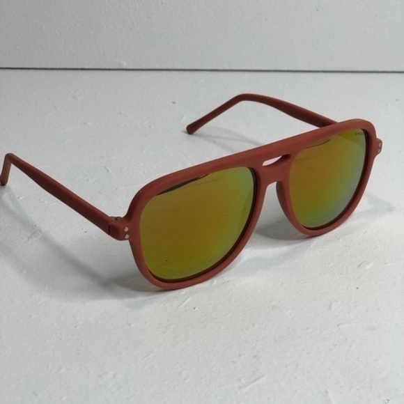 KOMONO  Rafton Brick Red Rubber Sunglasses… - Picture 3 of 10